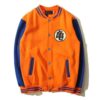 Dragon Orange Baseball Jacket - FitKing