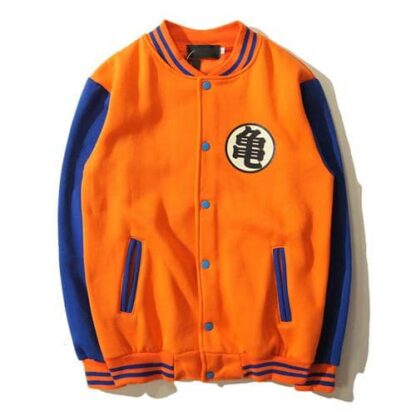 Dragon Orange Baseball Jacket - FitKing