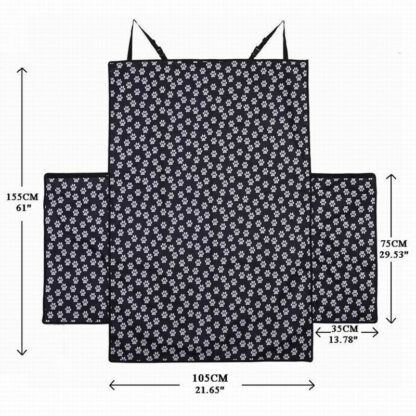 Pup King Pet Carrier - Dog Car seat Cover Mat/Protector - Superhero Gym Gear