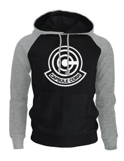 Black with Gray Capsule Hoodie Logo - Superhero Gym Gear