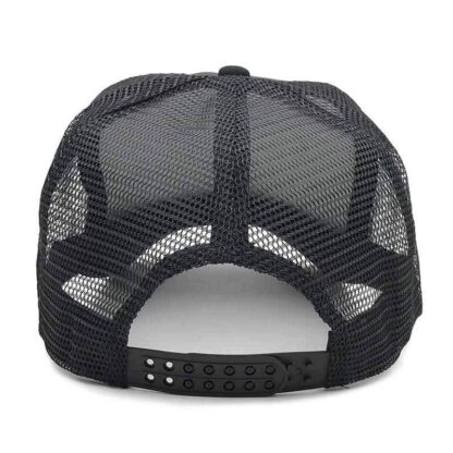 Dragon Capsule Trucker's Baseball Hat Cap All Black - Superhero Gym Gear