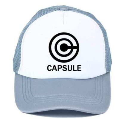 Dragon Capsule Trucker's Baseball Hat Cap Gray - Superhero Gym Gear