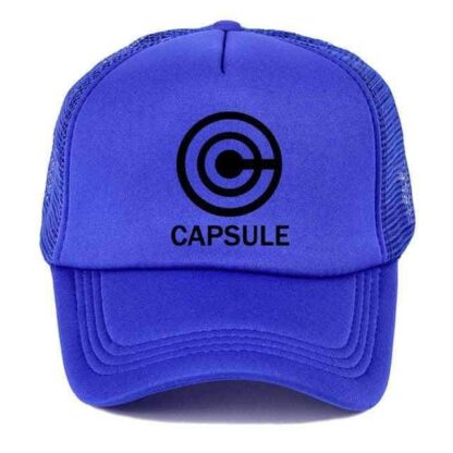Dragon Capsule Trucker's Baseball Hat Cap Blue - Superhero Gym Gear