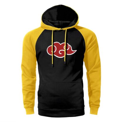 Ninja Cloud Hoodie Black and Yellow - Superhero Gym Gear
