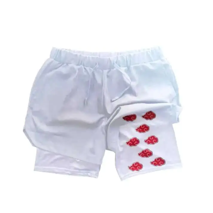 Cloud Ninja Battle Shorts - Breathable Anime Workout Shorts