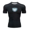 Superhero Premium Quick Dry Compression Shirts Short Sleeve - Image 24