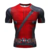 Superhero Premium Quick Dry Compression Shirts Short Sleeve - Image 21