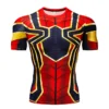 Superhero Premium Quick Dry Compression Shirts Short Sleeve - Image 30