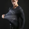Superhero Dark S Compression Shirt - Long Sleeve - Image 3