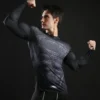 Superhero Dark S Compression Shirt - Long Sleeve