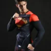 Evil Superhero Inspired Compression Shirt - Long Sleeve - Image 2