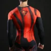 Evil Superhero Inspired Compression Shirt - Long Sleeve - Image 5