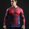 Superhero Spider Inspired Compression Shirt - Long Sleeve - Image 2