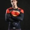 Evil Superhero Inspired Compression Shirt - Long Sleeve - Image 3