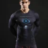 Iron Superhero Inspired Compression Shirt - Long Sleeve - Image 3