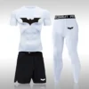 Bat Set 3 Piece Compression Rashgard - Short or Long Sleeve Quick Dry - Workout Shorts - Compression Pants - Image 29