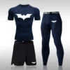 Bat Set 3 Piece Compression Rashgard - Short or Long Sleeve Quick Dry - Workout Shorts - Compression Pants - Image 24