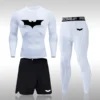 Bat Set 3 Piece Compression Rashgard - Short or Long Sleeve Quick Dry - Workout Shorts - Compression Pants - Image 3