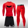 Bat Set 3 Piece Compression Rashgard - Short or Long Sleeve Quick Dry - Workout Shorts - Compression Pants - Image 19