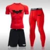 Bat Set 3 Piece Compression Rashgard - Short or Long Sleeve Quick Dry - Workout Shorts - Compression Pants - Image 32