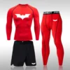 Bat Set 3 Piece Compression Rashgard - Short or Long Sleeve Quick Dry - Workout Shorts - Compression Pants - Image 18